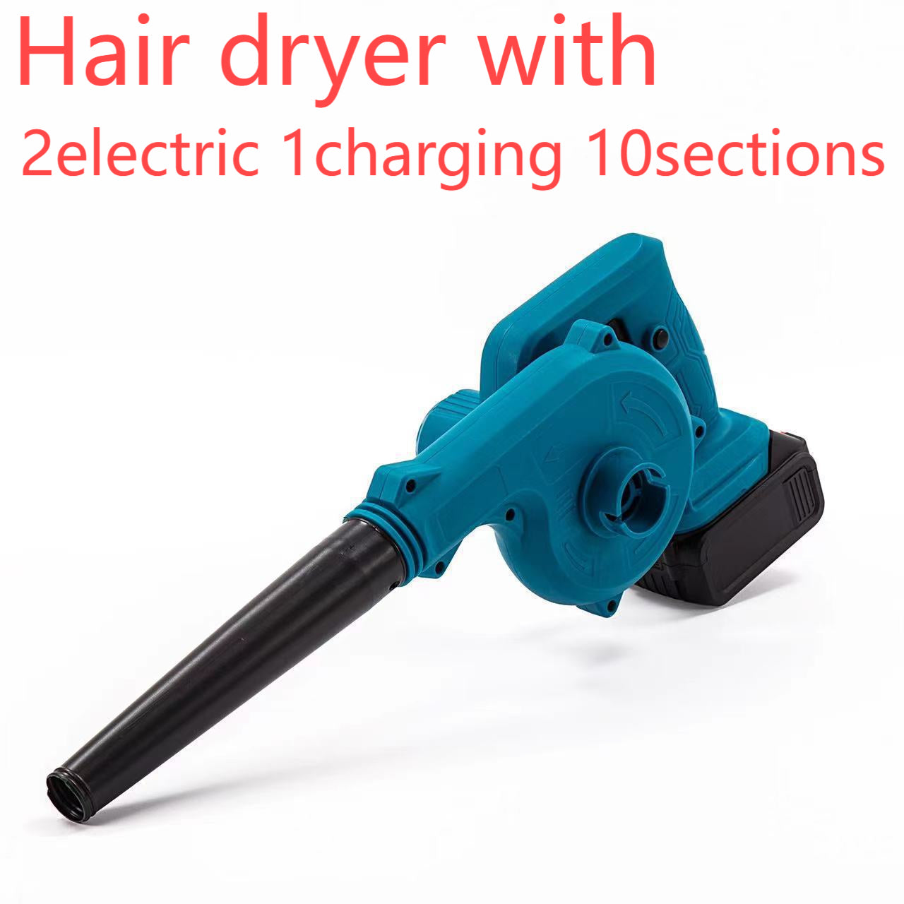 Lithium Electric Hair Dryer Blowing Dust Small Portable Home Blower