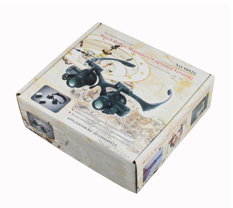 Watches / electronic repair jewelry evaluation LED magnifier