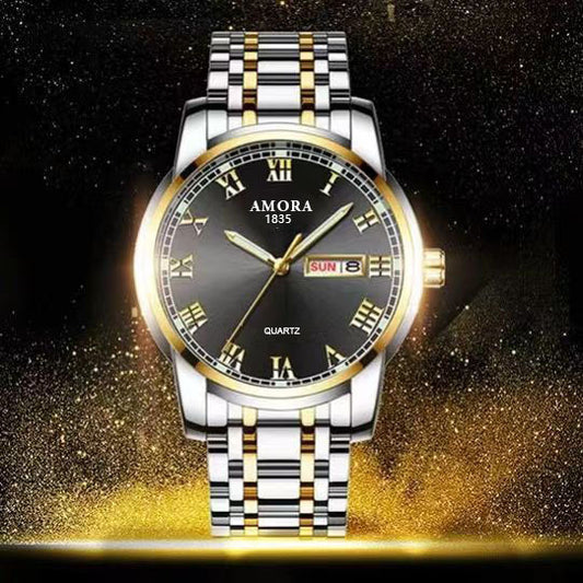 Quartz Watch Men's Watch Waterproof Luminous