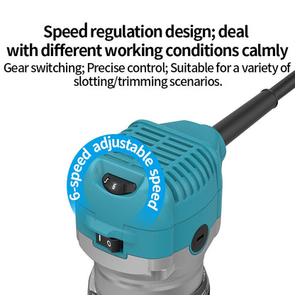 Edge Trimmer Electric Woodworking Tool For Grooving Edging And Hollowing